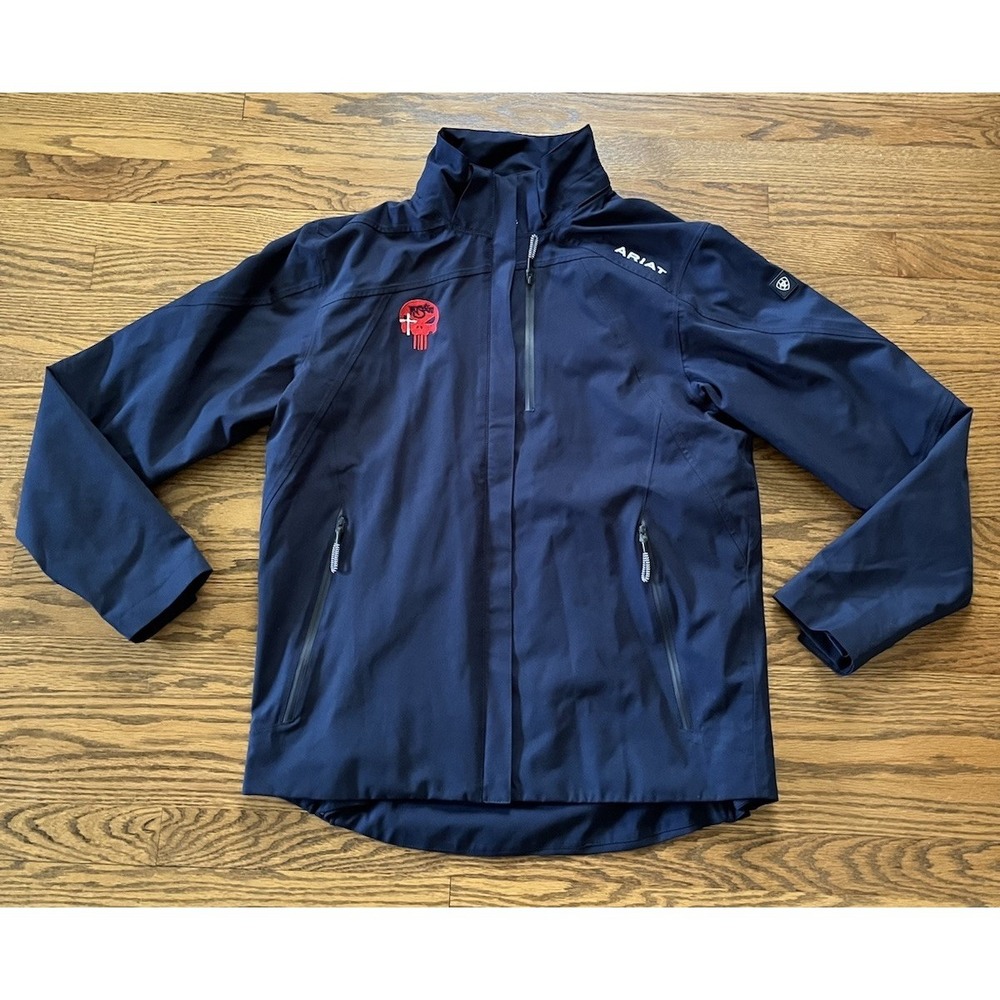Ariat Tristate Oil Ariattek Softshell Jacket Men's Large Navy Blue